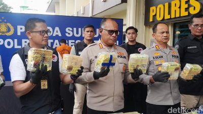 Dua Pria Ditangkap di Cengkareng, Bawa Sabu Satu Kilogram yang Akan Diedarkan ke Jawa Timur