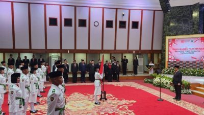 42 Anggota Paskibraka DKI Jakarta Dikukuhkan